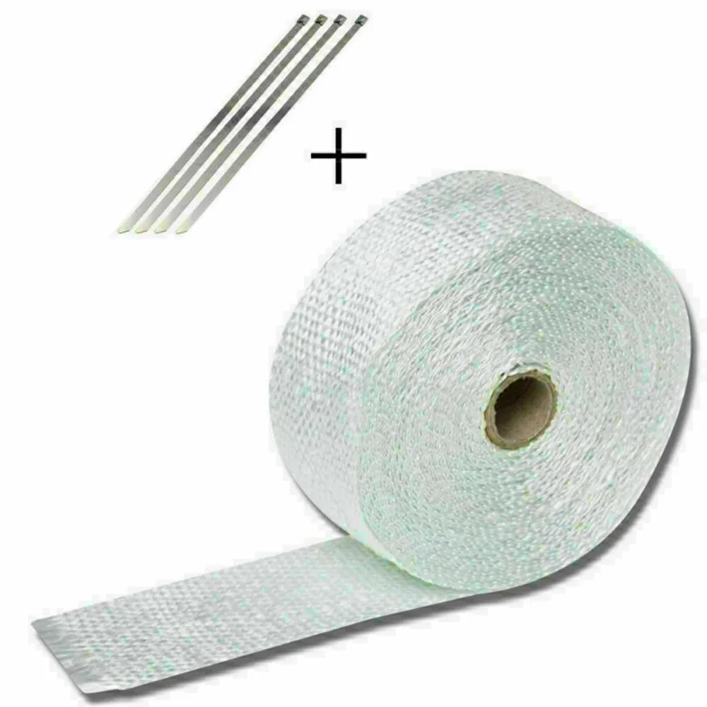 

Cotton Tape Exhaust Pipe Wrap Car Parts Bandage Thermal 5 Meters Spare