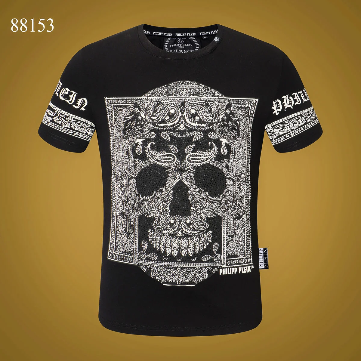 

Summer Men's Personalized Hot Drill Half Sleeve Polo Shirt Fashion Print Slim Short Sleeve T-shirt Fashion