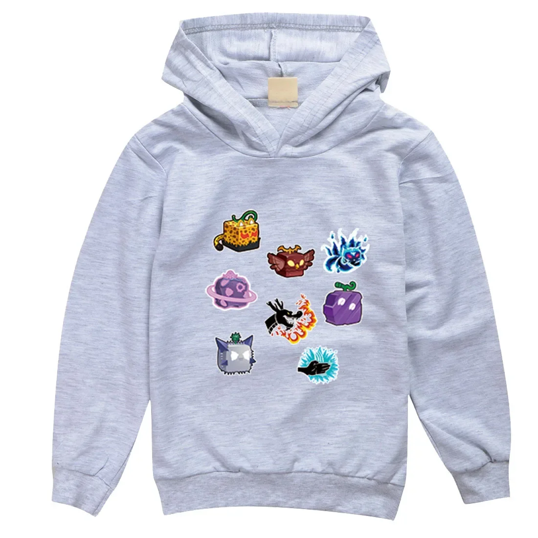 Толстовка с капюшоном New Game Blox Fruits детская весенняя толстовка пальто длинными