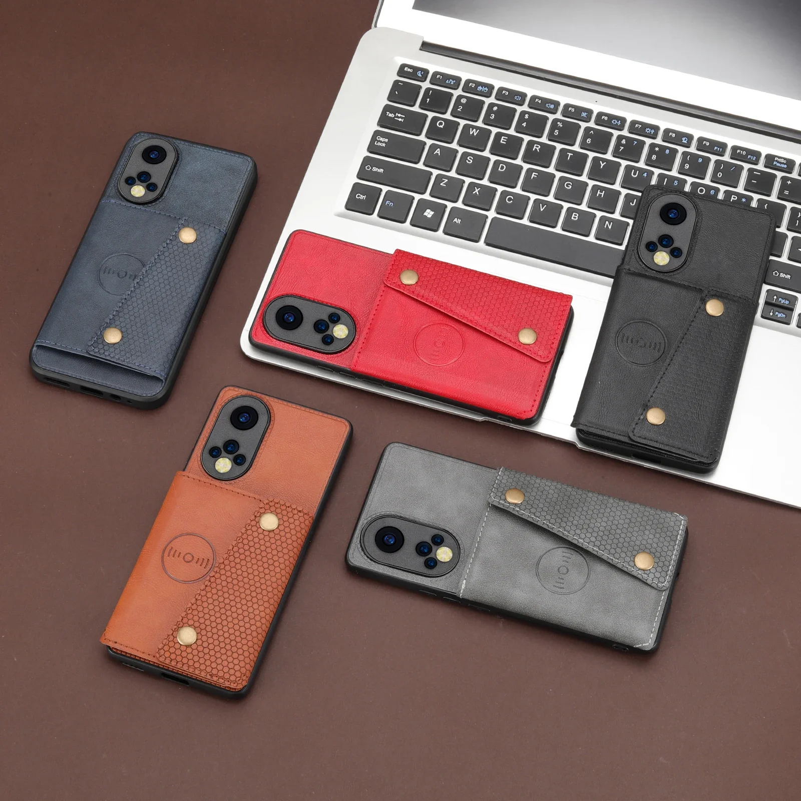 Двойной Кожаный чехол-Бумажник для телефона задняя крышка VIVO чехол IQOO Z6 44W Y75 Y55 T1