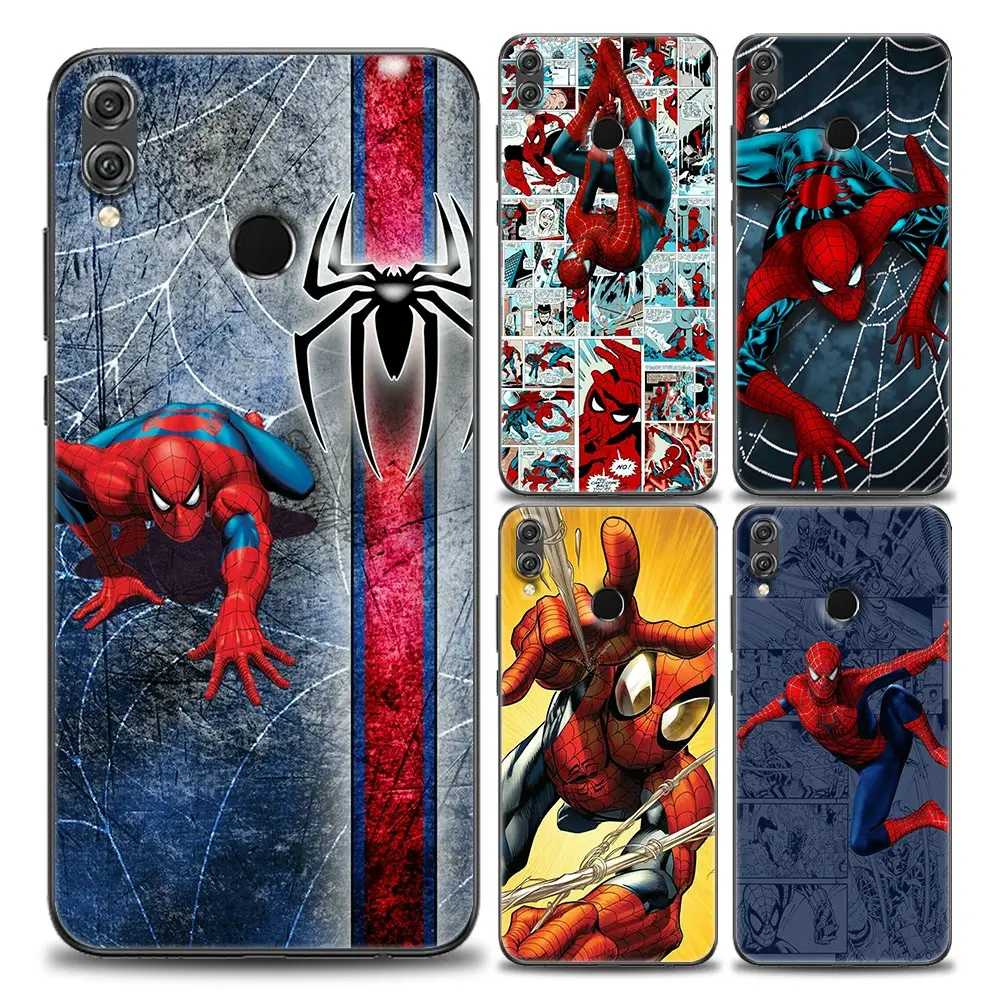 

Spiderman Marvel HeroPhone Case for Honor 8X 9S 9A 9C 9X Case Lite Play 9A 50 10 20 30 Pro 30i 20S(6.15) Silicone
