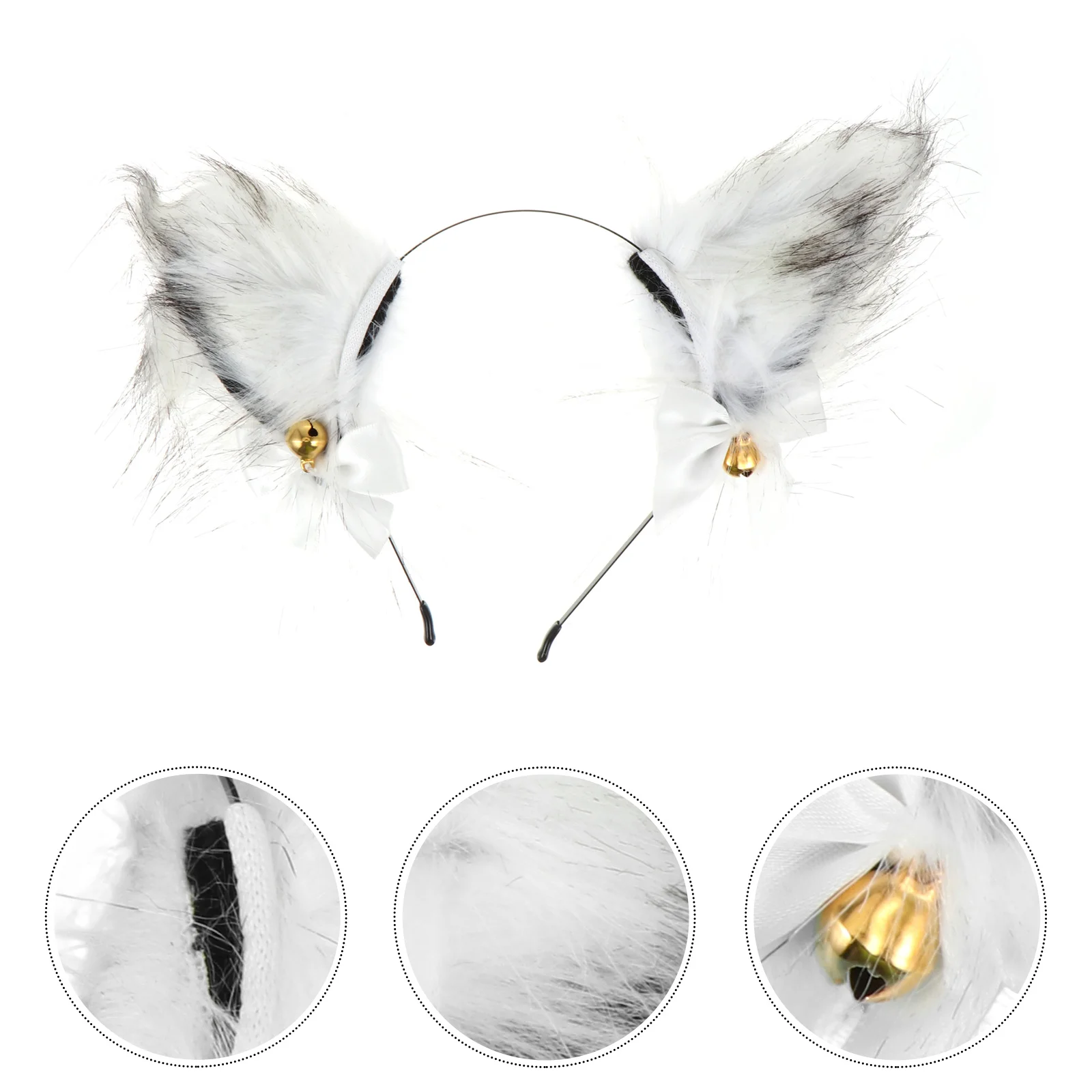 

Hairparty Headband Ears Animal Cosplay Headbandsfemale Headwear Accessories Favor Bands Hoop Kids Fox Wolf Cat Dog Anime