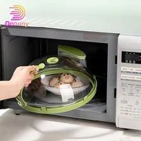 deouny professional microwave oven cover with handle food heating preservation oil proof lid keeps microwave clean dropshipping
