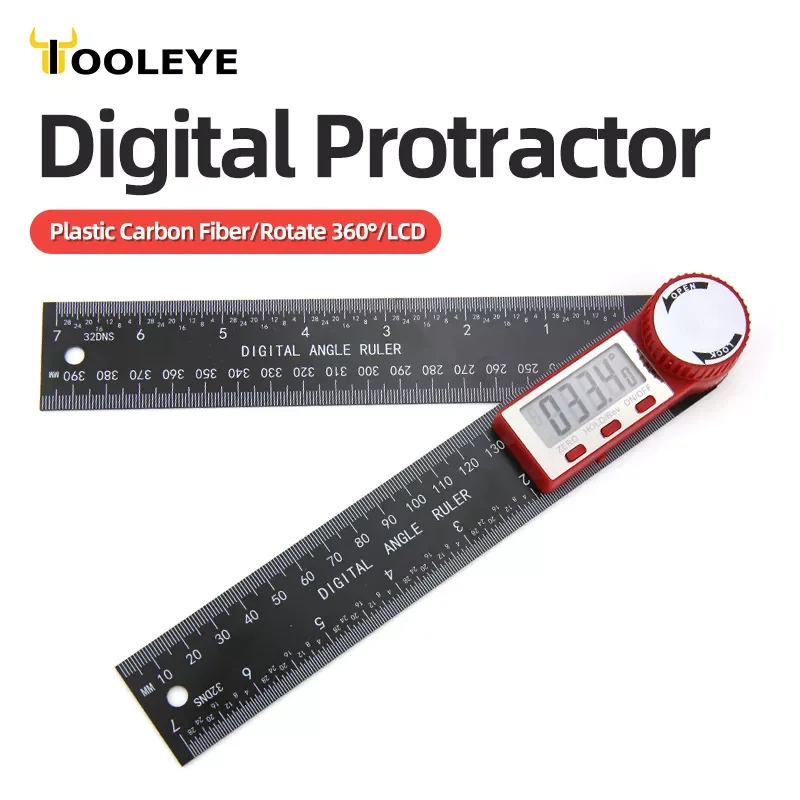 

Goniometer Electronic Protractor Digital Gauge Angle Measurement Tool Multi Angle Ruler Woodworking Tools Meter Angle Finder 360