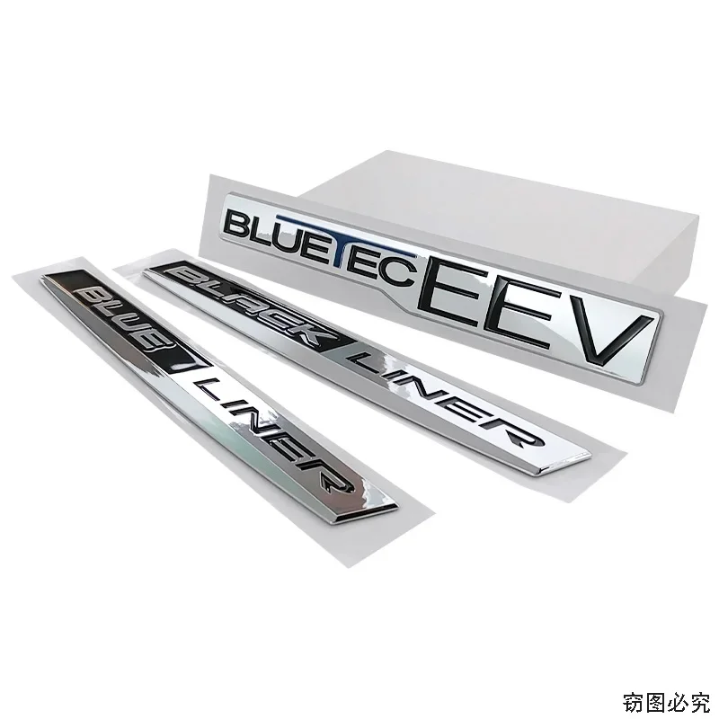 Боковая наклейка на задний багажник для Mercedes Benz BLUETEC EEV красный синий черный белый