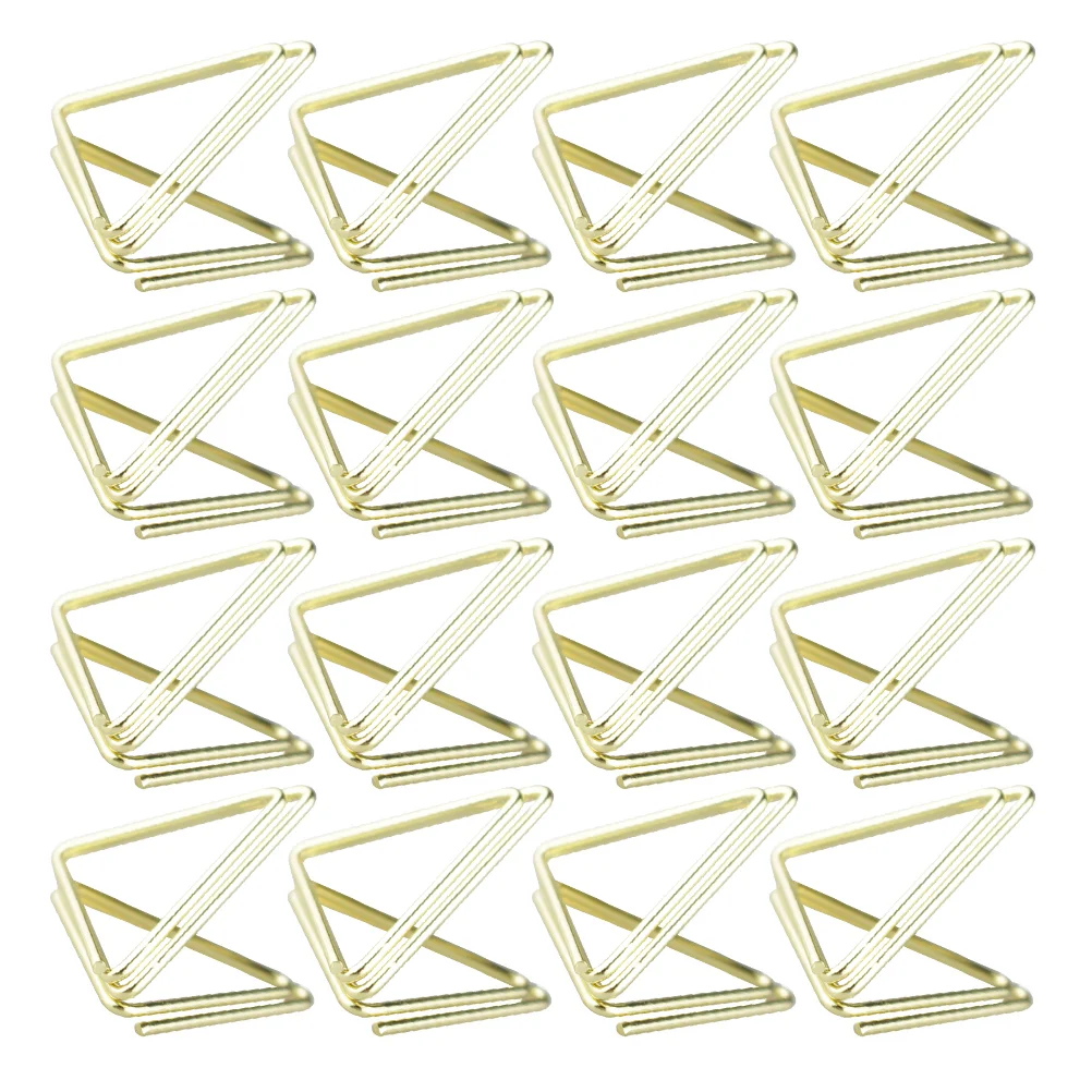 

100pcs Metal Clips Ornaments DIY Photo Clips Cards Holders Table Number Holders