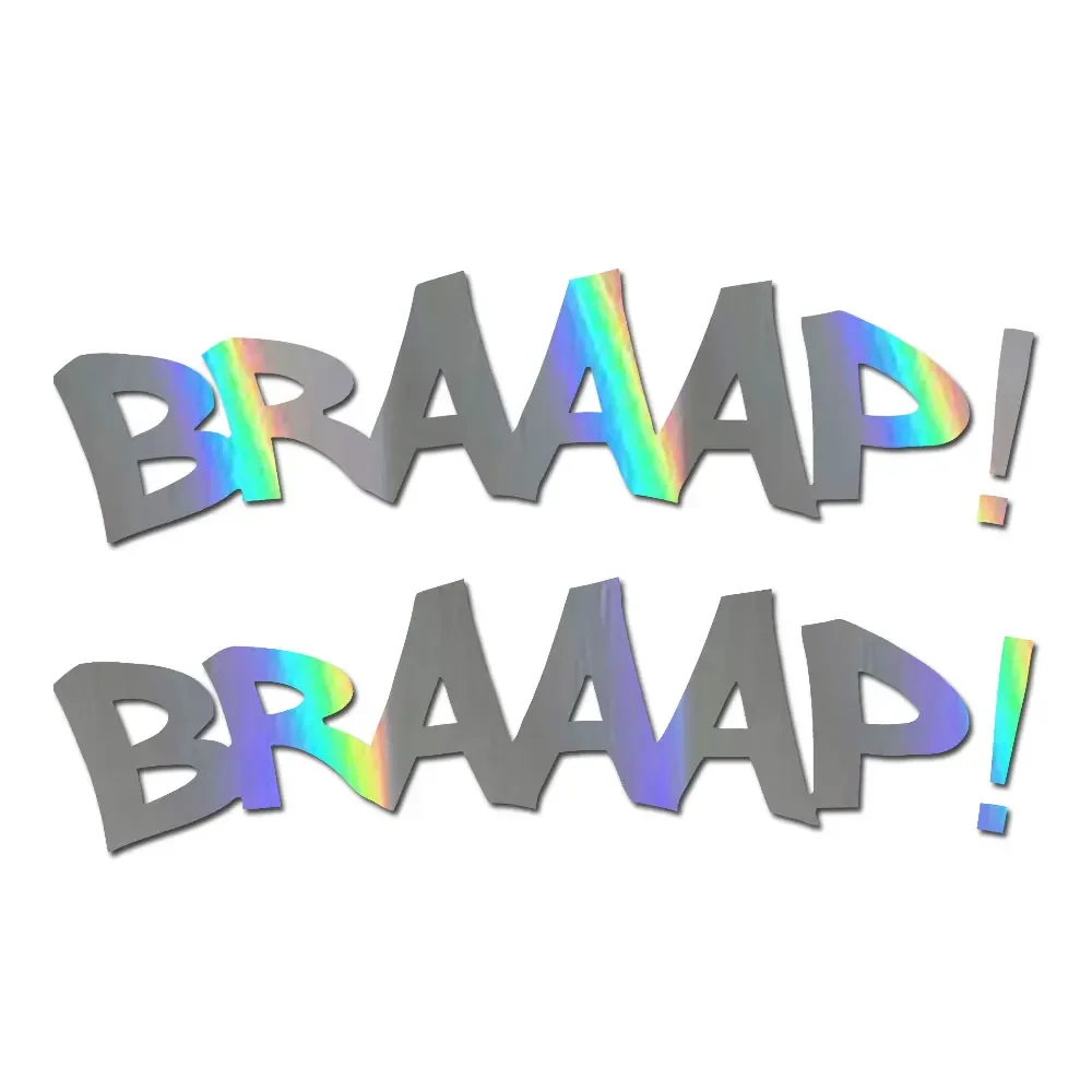 Виниловая наклейка для BRAAAP 8x2 5 дюйма на бампер мотоцикла стену