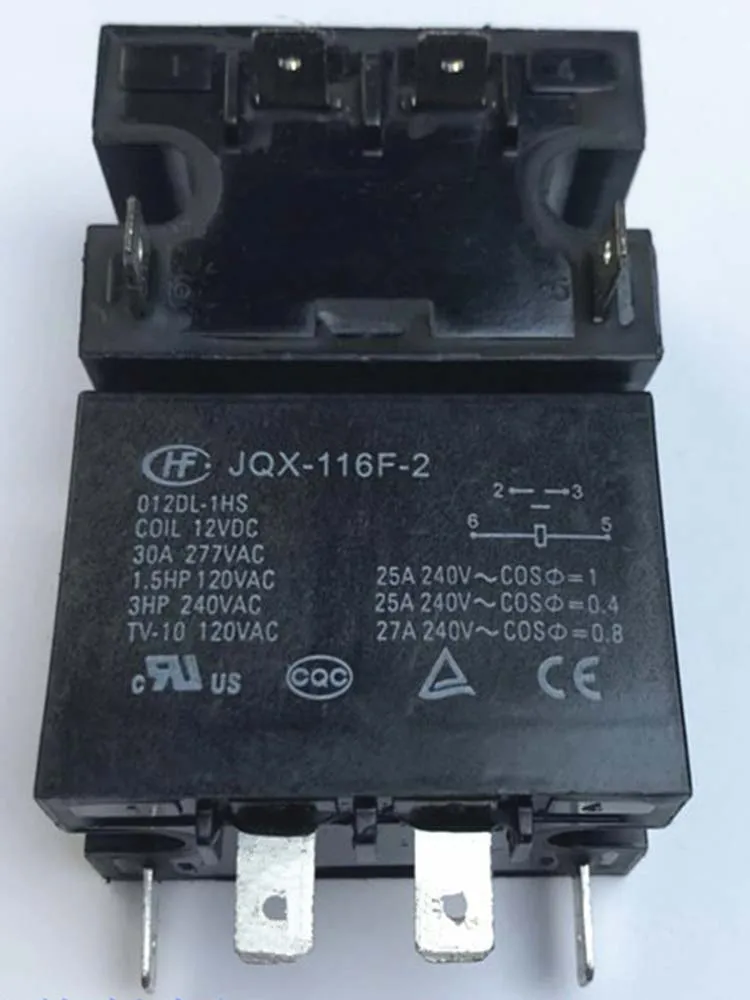 

JQX-116F-2 012DL-1HS 12V Relay 30A 12VDC 4Pins