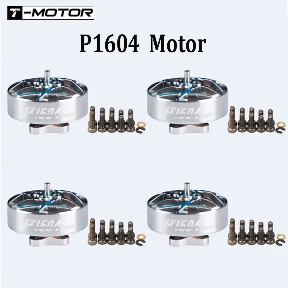 Фото Комплект из 4 бесщеточных двигателей T-MOTOR P1604, KV2850 6S / KV3800 4S, вал 1,5 мм, монтажные отверстия 9*9 мм, запасные части для 3,5-дюймовых дронов №2