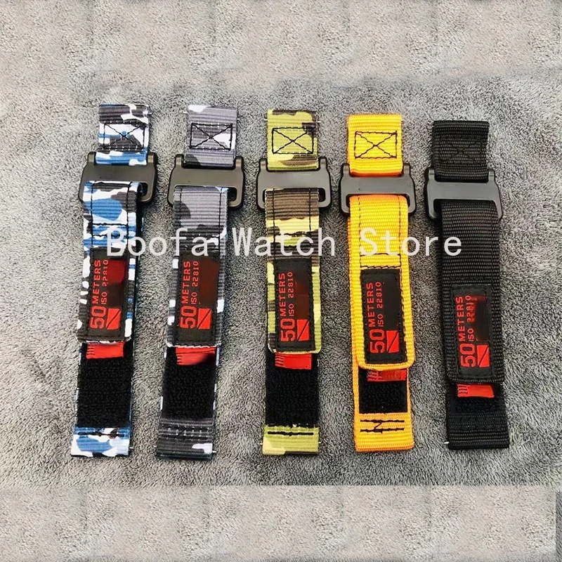 

20mm 22mm nylon watch band for samsung galaxy watch 4 46mm 42mm for active 40 44mm grea S3 strap sport loop For huawei gT2 3 pro