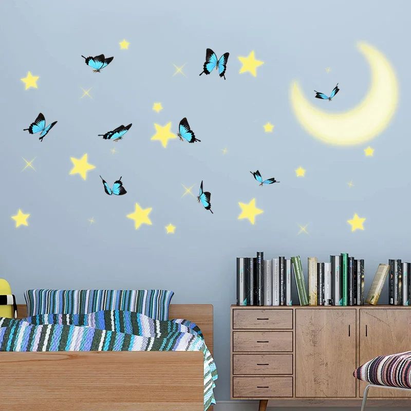 Настенные стикеры в виде бабочек ветвей цветов детская комната Настенная