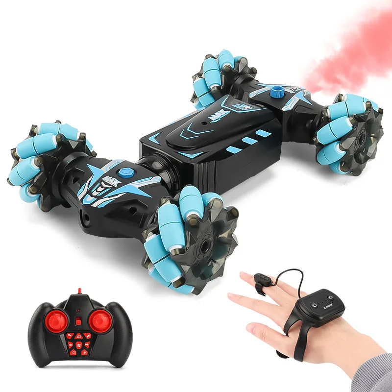 

Remote Control Stunt Car Toys 2.4GHz 4wd Gesture Sensing Twist Spray Climbing Rc Drift Car Off-road Toy Cool Gift for Kids Boys