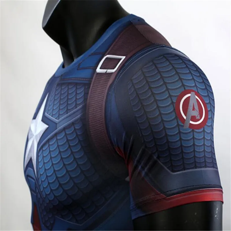 Футболка с длинным рукавом и изображением героев мультфильма Капитан Америка |