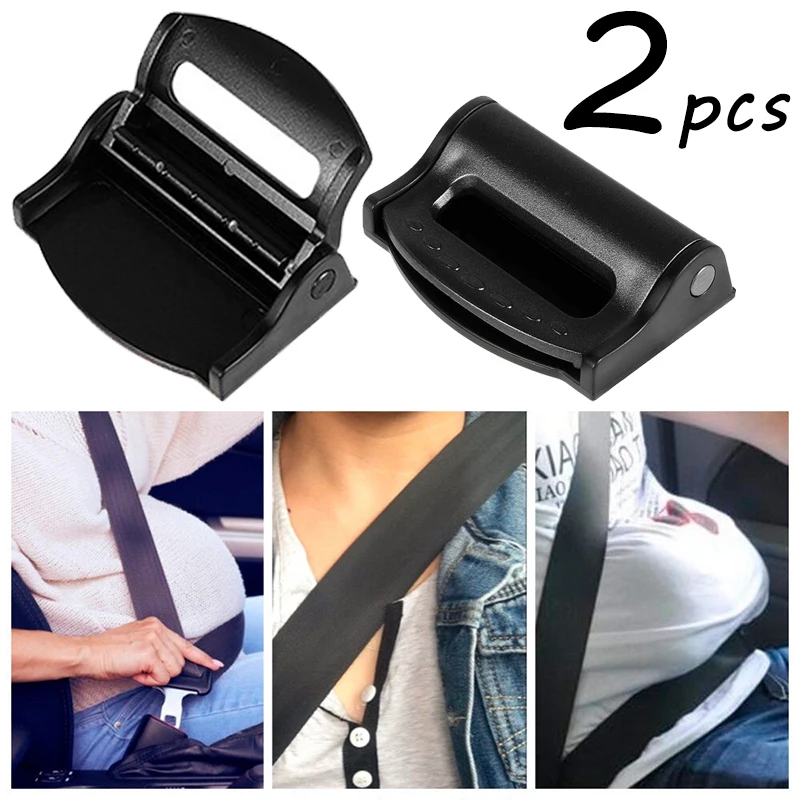 

Car Seat Belt Locker Universal Auto Safety Belt Clip Buckle Comfortable Adjustable Seat Belts Stopper Car Accessories Interior