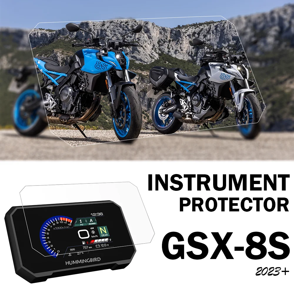 

2023 флейта GSX 8S аксессуары Защитная пленка для экрана приборной панели мотоциклетный Инструмент Защитная пленка для Suzuki GSX 8S GSX8S