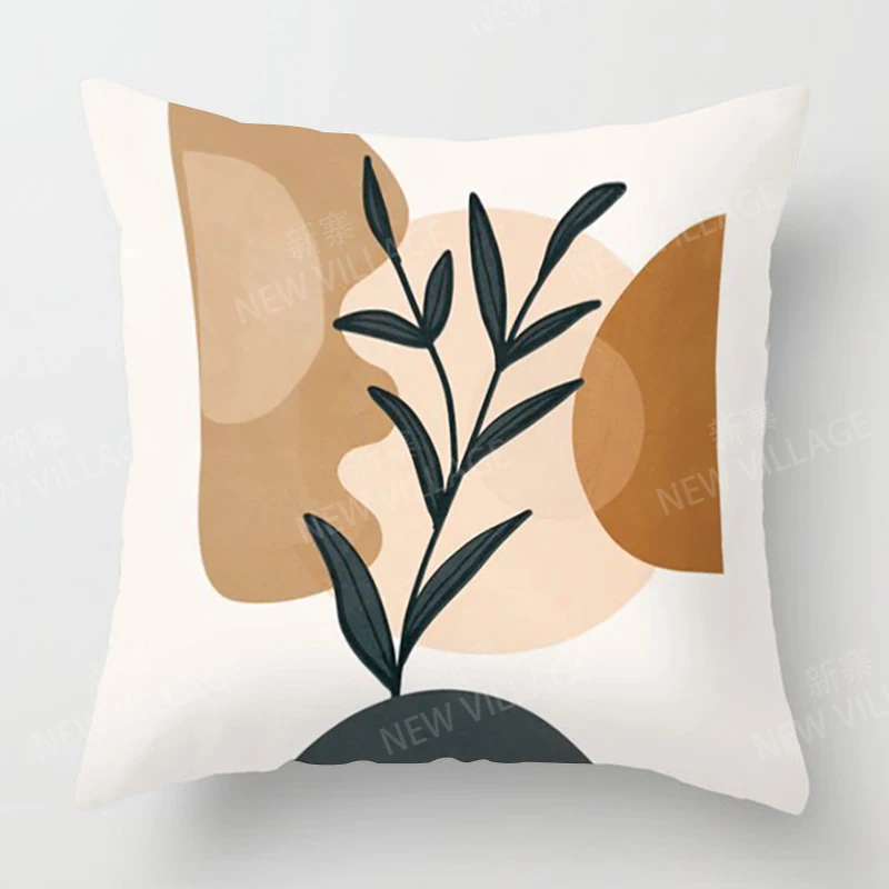 Скандинавский осенний домашний декор осенняя наволочка для диванной подушки