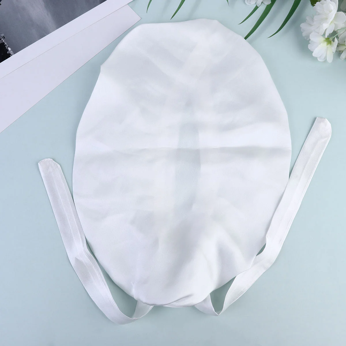 

Cap Sleeping Silk Bonnet Hair Hat Night Adjustable Head Cover Hats Satin Wrap Women Elastic Chemo Band Soft Layer Woman Scarf