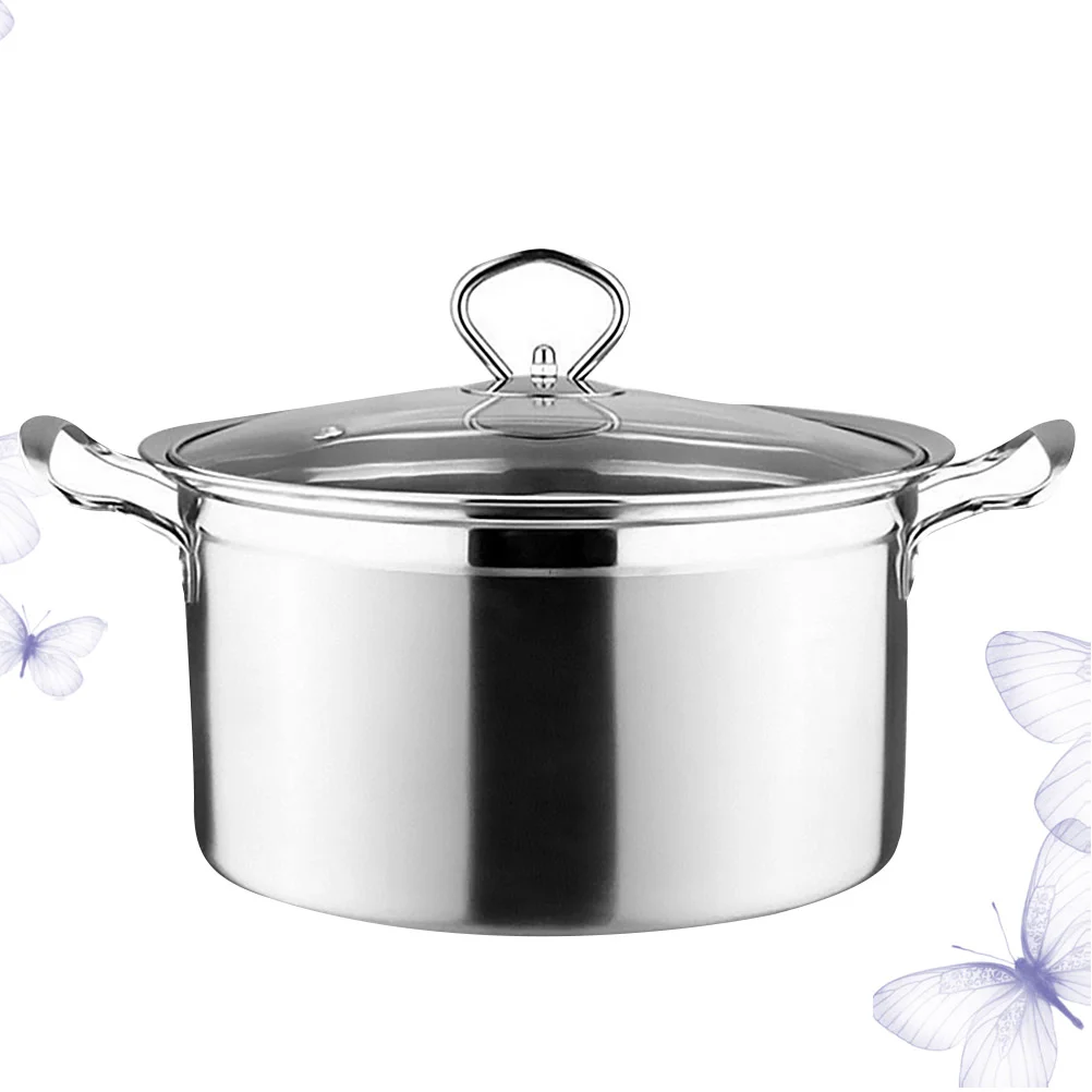 

Pot Cooking Steel Stainless Steamer Stew Cookware Saucepan Accessories Nonstick Shabu Kitchen Pots Stockpot Stock Pan Pans Sauce