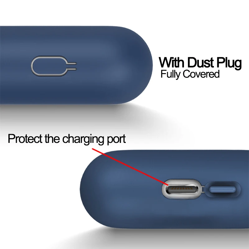 Чехол для беспроводных Bluetooth-наушников Apple Airpods 3 2 Мягкий защитный чехол Air Pods Pro