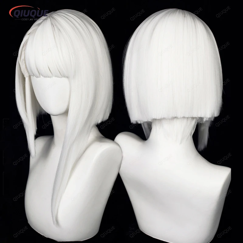 Парик для косплея Люси из аниме короткие термостойкие синтетические волосы с