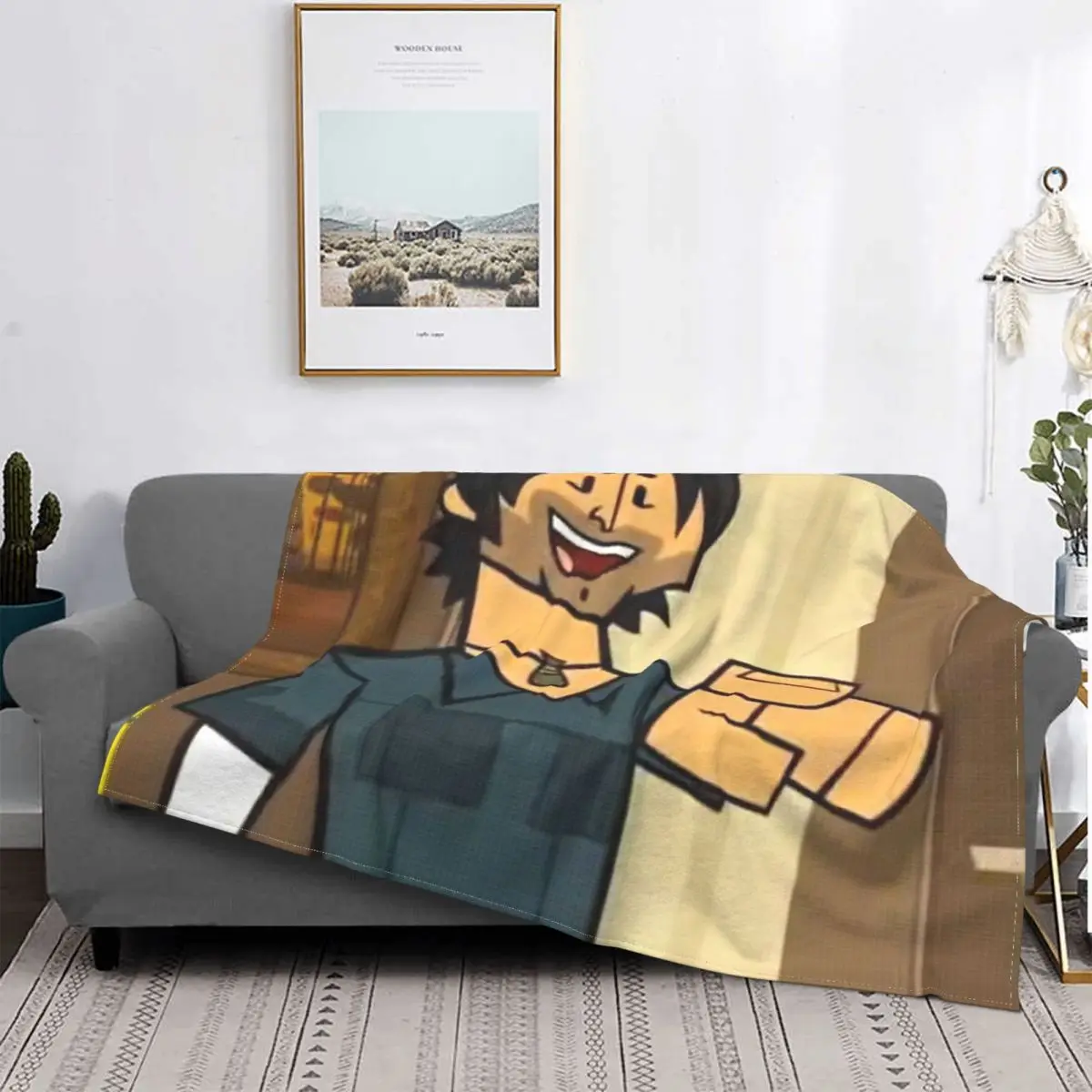 

Топорик шеф-повара Total Drama с анимированным Крисом мчиком, портативные теплые Пледы для постельного белья, путешествий