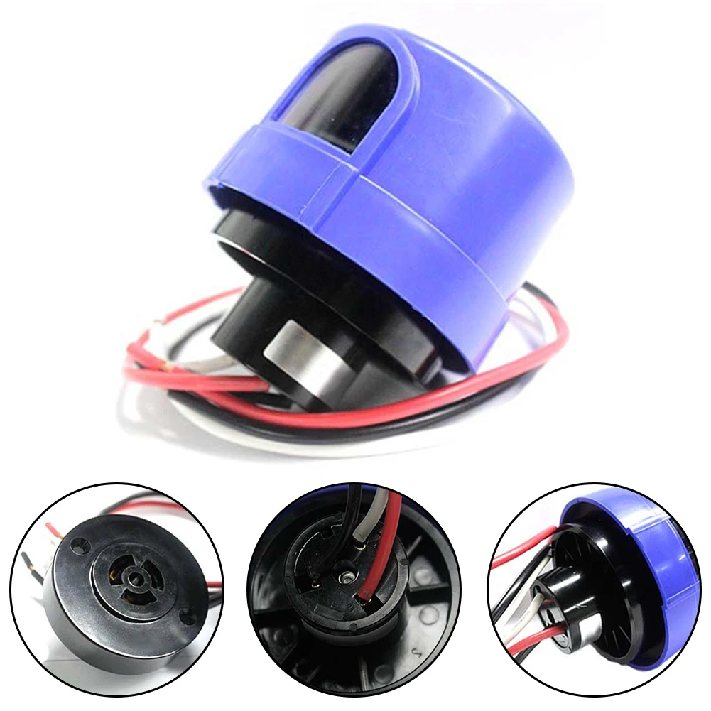 Датчик фотоэлемента с основанием для управления освещением от заката до