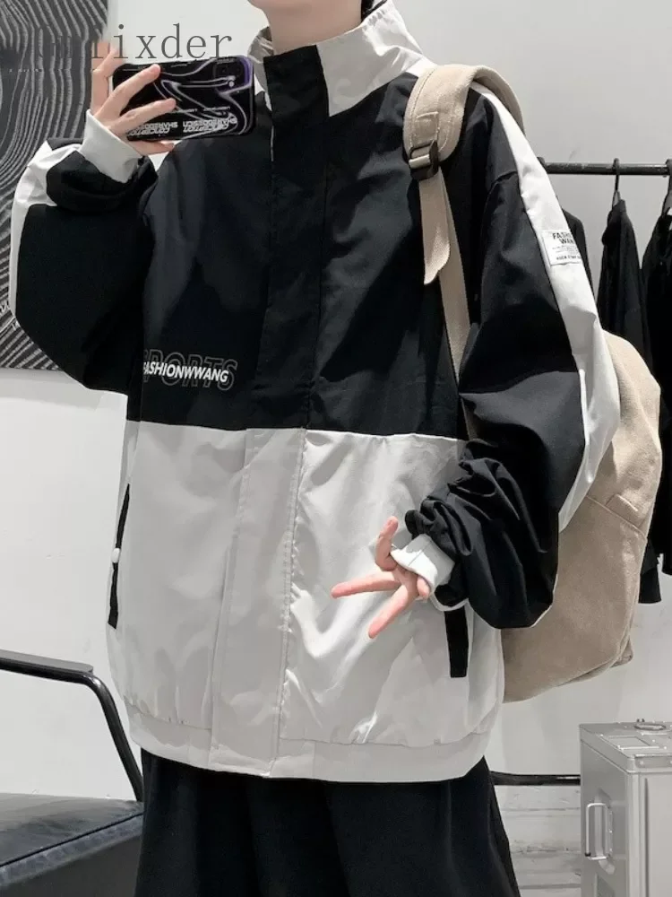 

Куртка-карго Мужская демисезонная с воротником-стойкой, в стиле хип-хоп