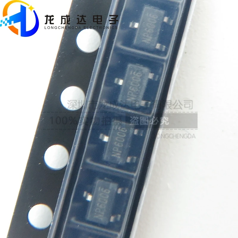 

20pcs original new NP6006MR SOT23-3 60V 6A MOS tube