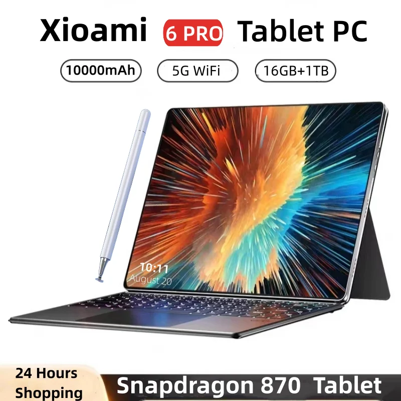 

Original Tablet Pad 6 Pro 12 Inch 16GB RAM 1TB ROM tablet Android 13 Core Pad Tablet PC Phone Dual Wifi tablette android 태블릿