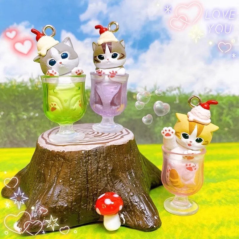 Bandai оригинальные 5 шт. Gashapon mofusand 건んマ 바ー Kır Toys For Kids Gift Коллекционная модель