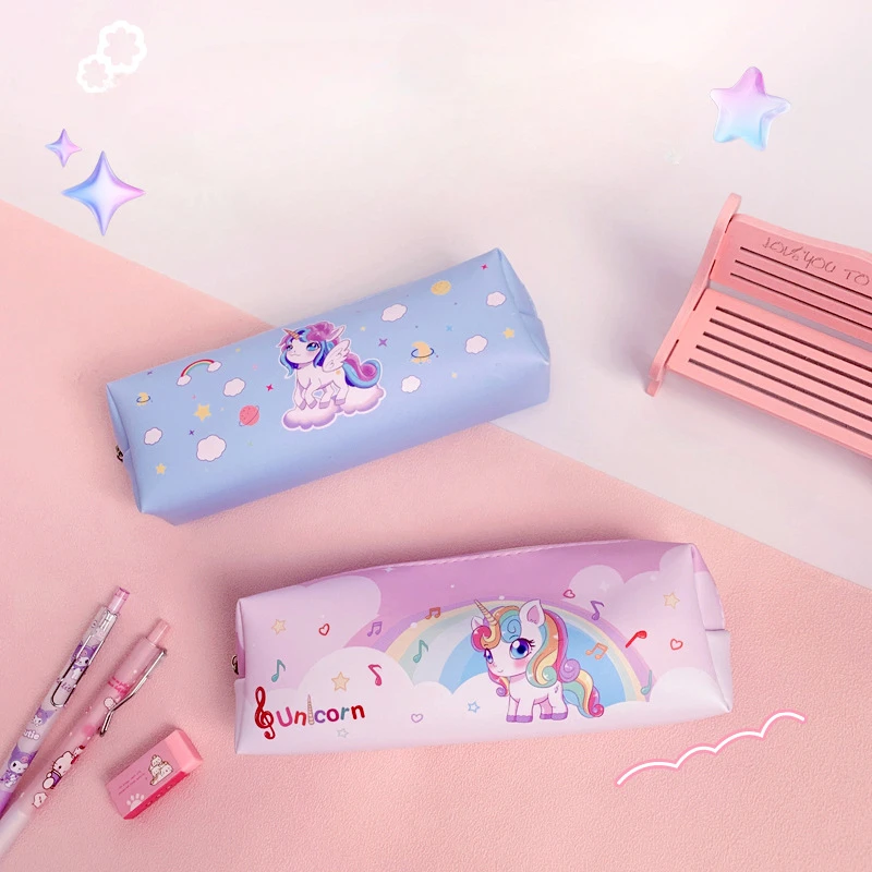 Водонепроницаемая Сумка Для Хранения Kawaii Unicorn Большая Емкость Школьные