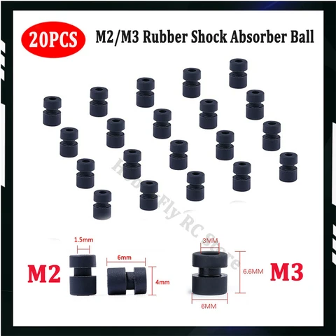 Резиновые амортизаторы M2 M3 черные для F3 F4 F7