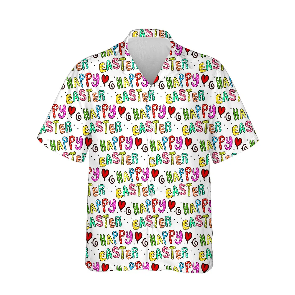 Jumeast 3D Summer Beach Mens Hawaiian Shirt Short Sleeve Aesthetic Clothing Blouses Streetwear Breathable Comfortable Men Shirt