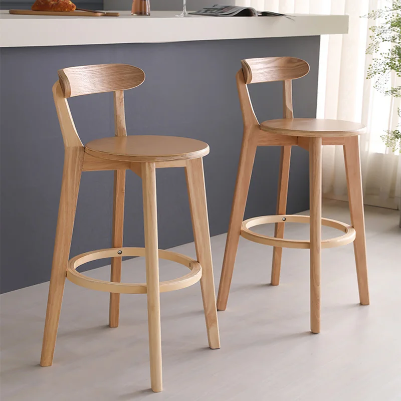 Accent Throne Restaurant Gaming Kitchen Island Rustic Bar Stool Wooden Banco Alto Garden Furniture Sets