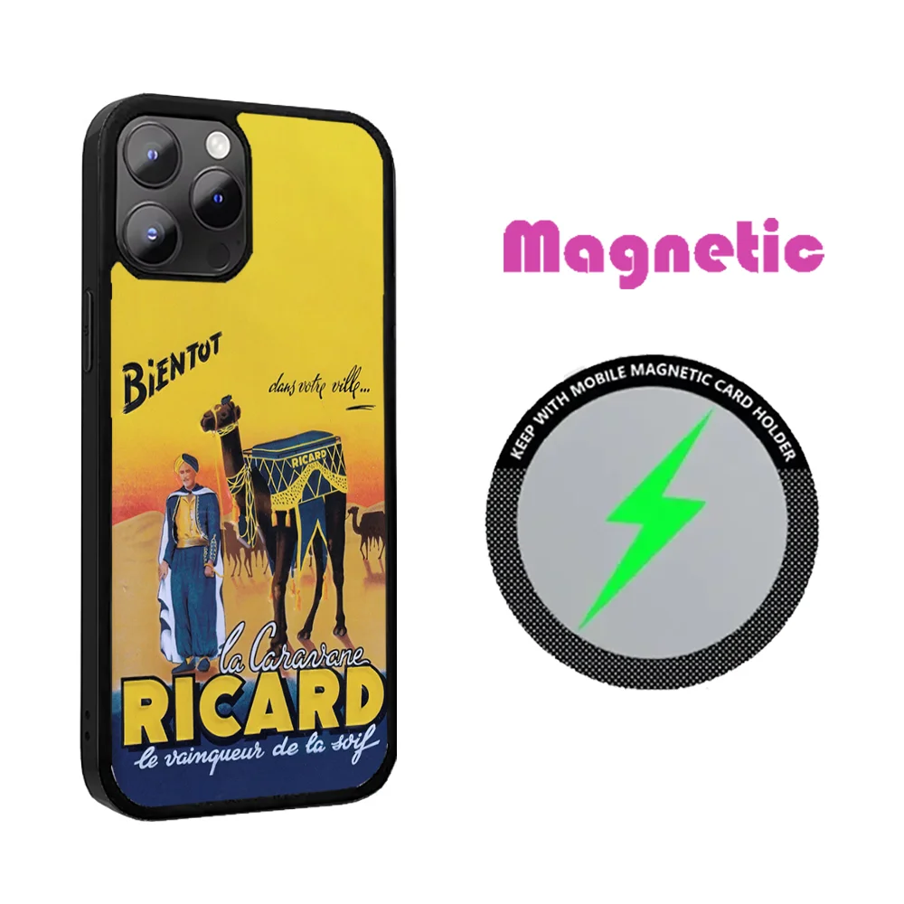Чехол для телефона R-RICARDs Alcohol VIntage iPhone 16 15 14 13 12 11 PRO MAX PLUS мини-магнитный