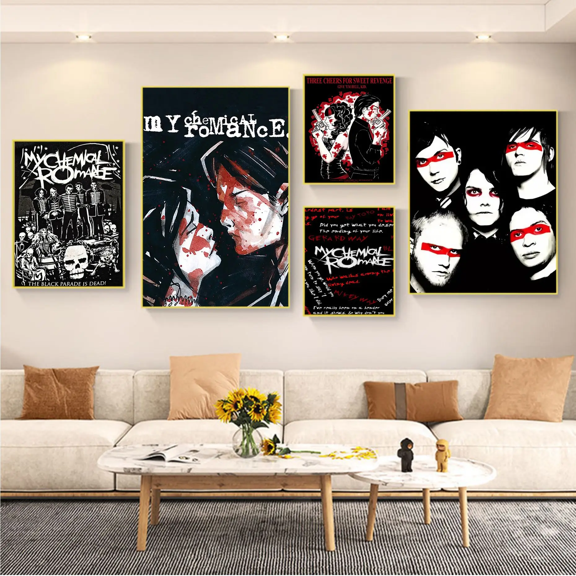 

My Chemical Romance Band Classic Classic Movie Posters Vintage Room Home Bar Cafe Decor Wall Decor