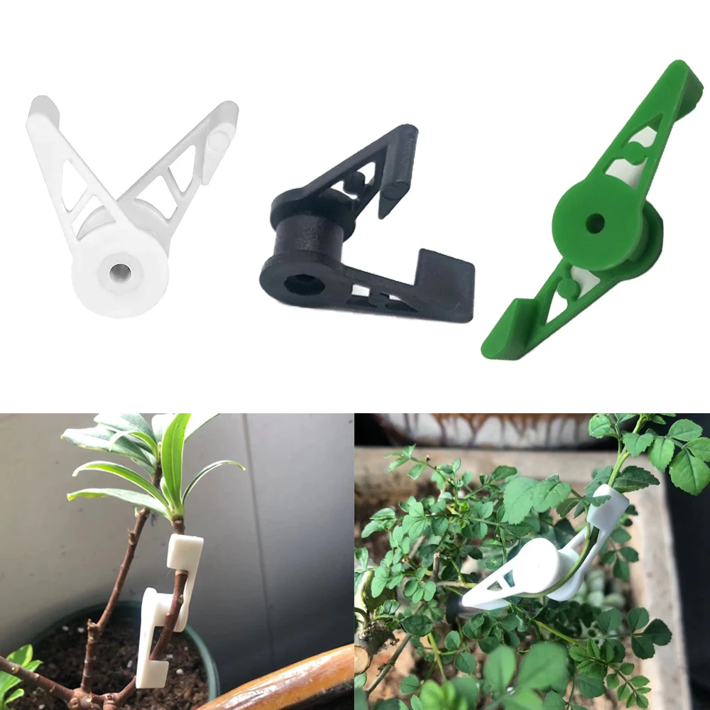 10 Pieces 360 Degree Adjustable Plant Trainer Clips trees Branches Bender for Bonsai nursery stock Low Stress Training Control