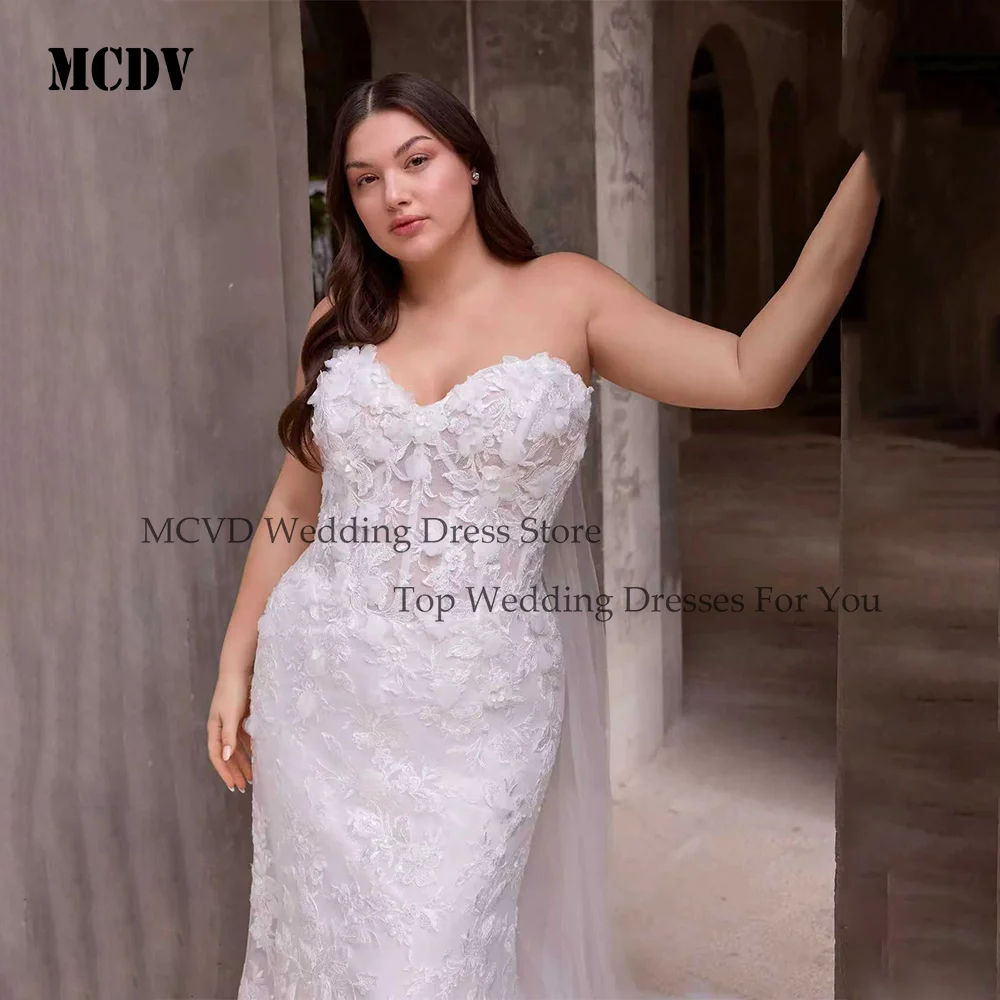 Фото Свадебное платье MCDV Sweetheart Mermaid Oversize 2026 с шлейфом, индивидуальный пошив, свадебное платье, свадебное платье на заказ, свадебное платье, свадебное платье с шлейфом, свадебное платье на заказ №3