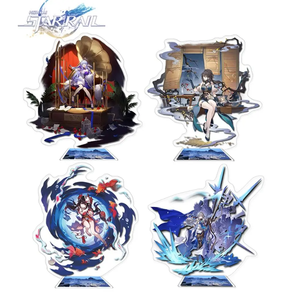 Блестящие фигурки Honkai: Звездные рельсовые новинка гармония брони дорожки аниме