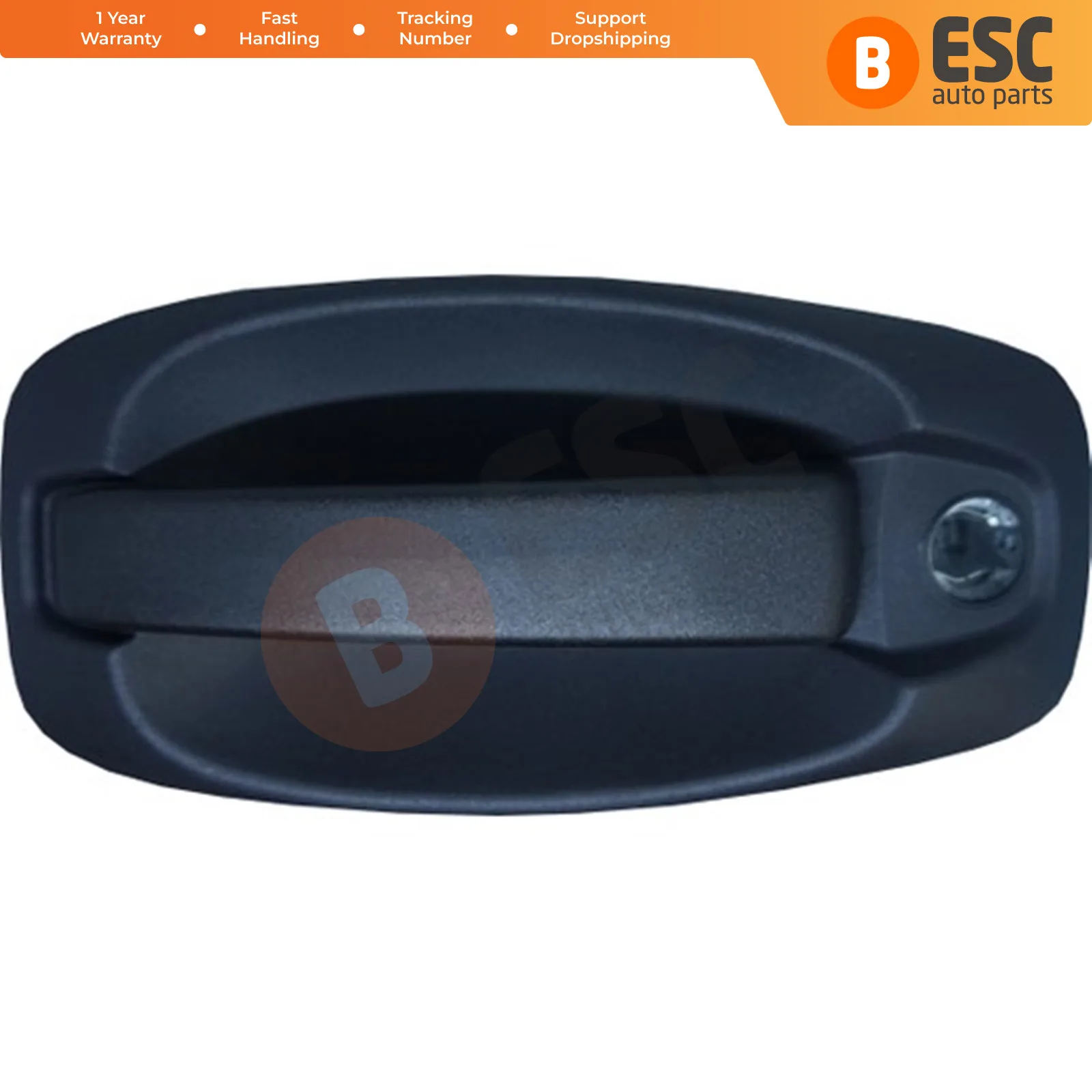 

ESC Auto Parts EDP814 Rear Door Handle 8720.85, 735461780 for Bipper Fiorino Doblo Nemo Fast Shipment Ship From Turkey