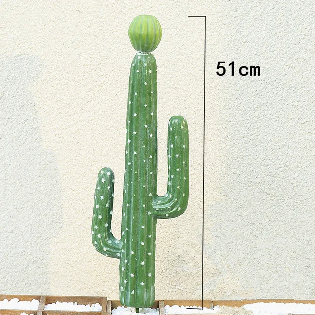 38-43CM Artificial Cactus Plants House Decoration Tropical Fake Succulent Greening Hotel Garden Party Home Decor Accessories images - 6