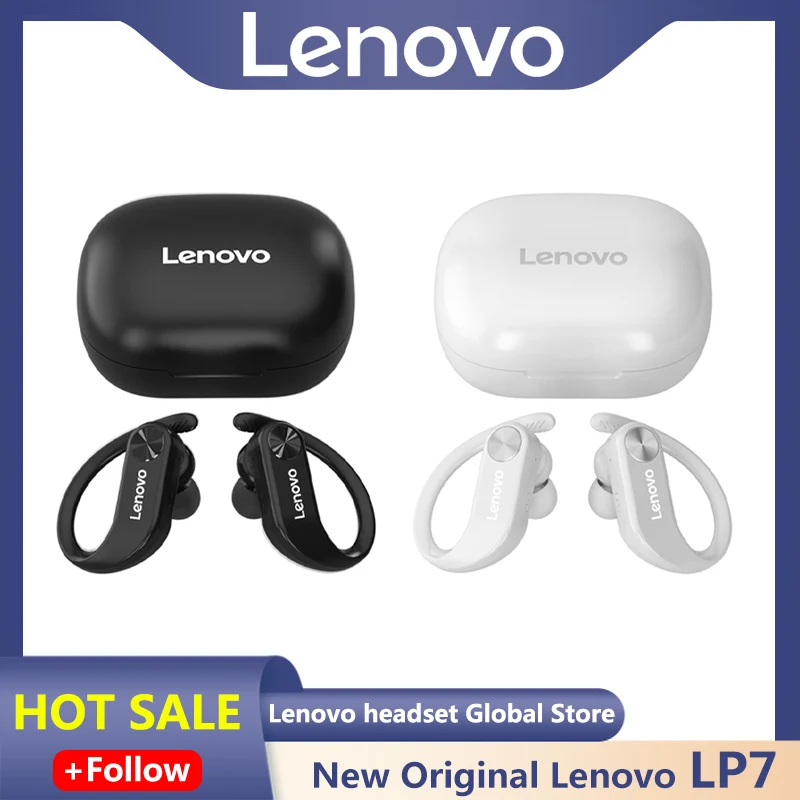 

Беспроводные наушники Lenovo LP7 TWS, HIFI звук, Bluetooth наушники, шумоподавление, Спортивная гарнитура IPX5, водонепроницаемые наушники с микрофоном