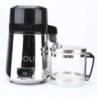 4l water distiller 750w stainless steel with bottle food grade outlet glass container water distiller machine