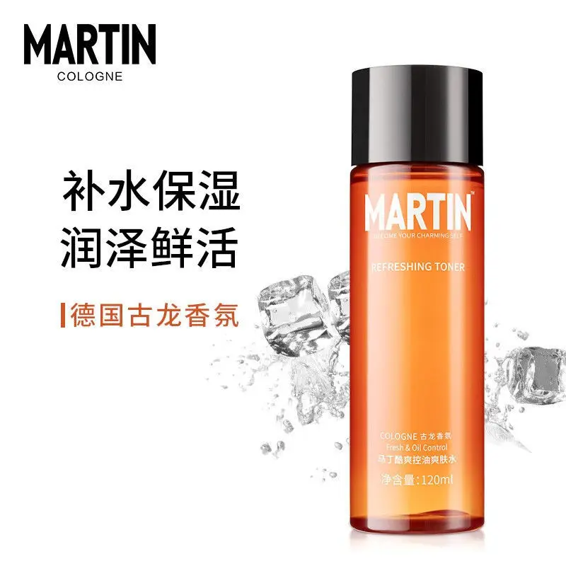 

Мужской тоник Martin для контроля жирности, увлажняющий, укрепляющий, Сужающий поры, увлажняющий, освежающий, успокаивающий аромат одеколона