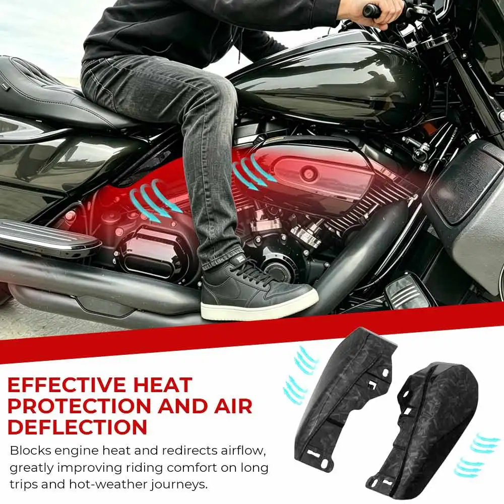Фото Теплозащитные дефлекторы для мотоциклов, 1 пара, для Harley-Davidson Road Glide ST Special FLTRXSTSE 2024 2025 2026 и новее №4