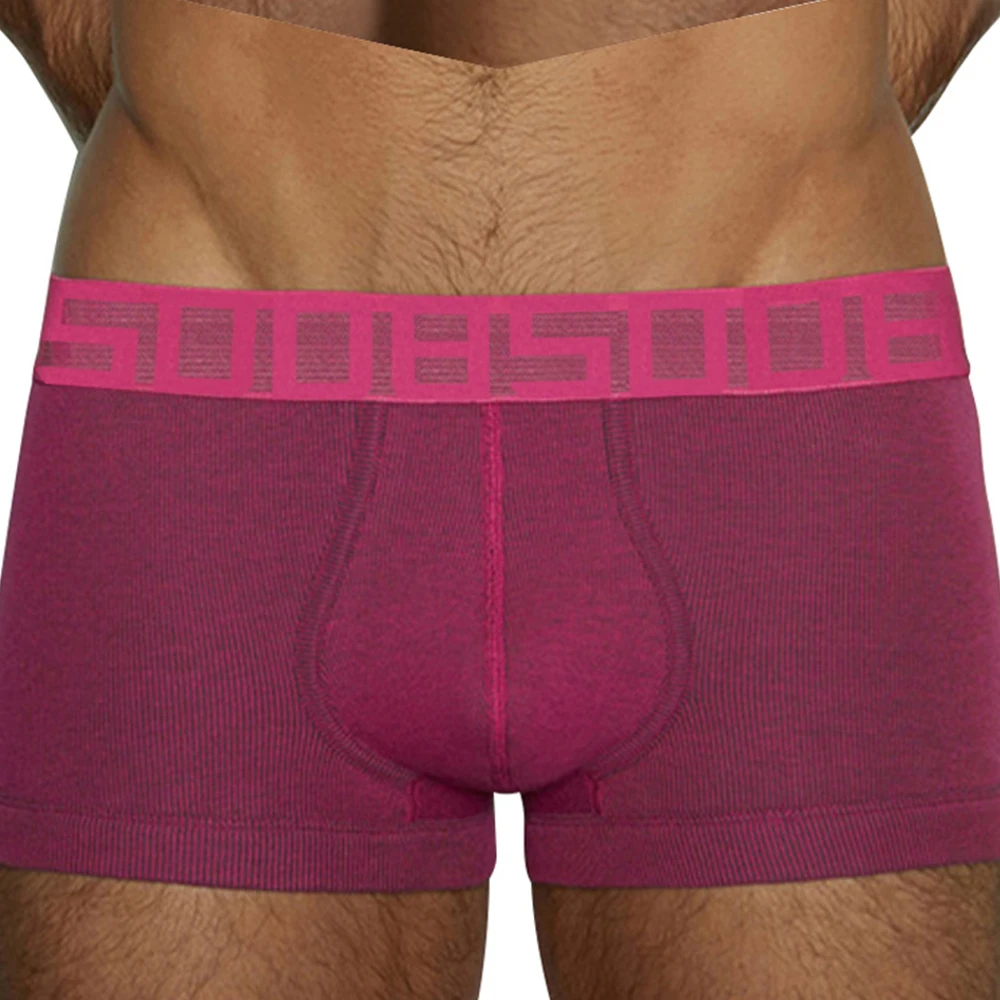 

Men's Sexy Boxer Shorts Cotton Panties Low Waist Underpants Breathable U-Convex Pocket Underwear Male Comfortable Shorts