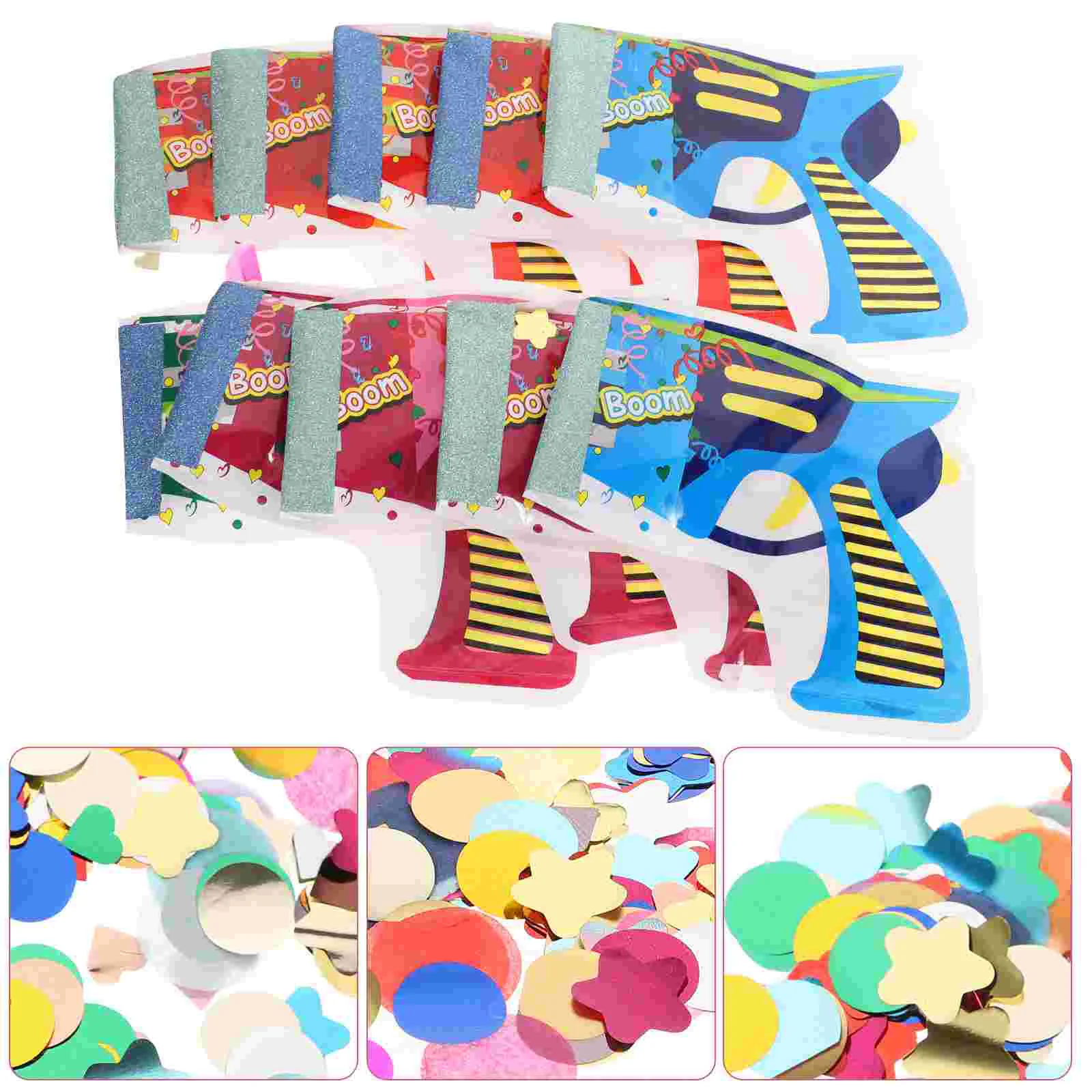 

10pcs Party Poppers Confetti Shooters Inflatable Confetti Poppers Party Supplies