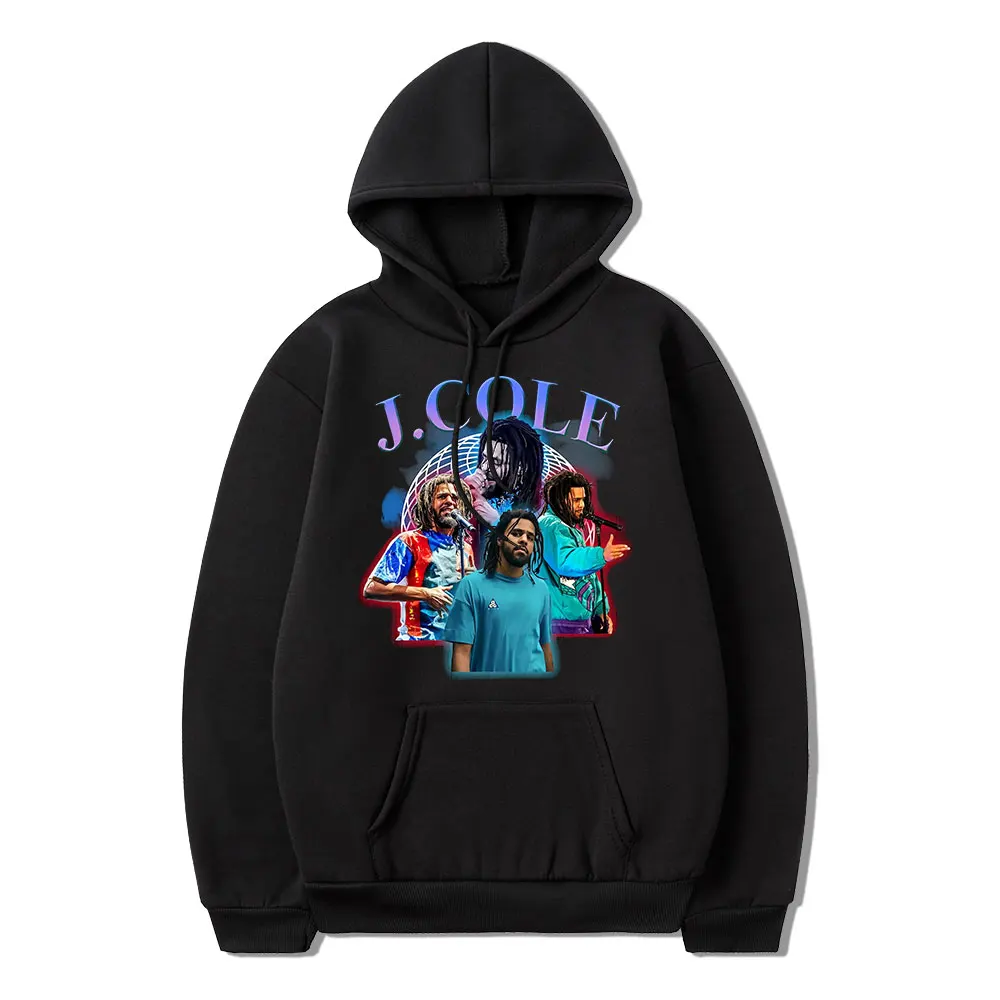

Hip Hop Rapper J Cole Graphic Print Hoodies Men Women Harajuku Oversized Sweatshirts Streetwear Casual Simple Unisex Pullovers