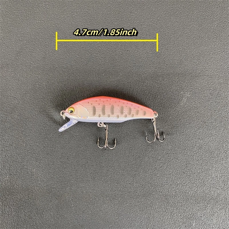 Фото LURETV Japan SMITH Same 47S Bass Speed INCITE Speed Sinking Micro Object Mino Stream Trout Fish Bait Roada Fake BaitM44 №4
