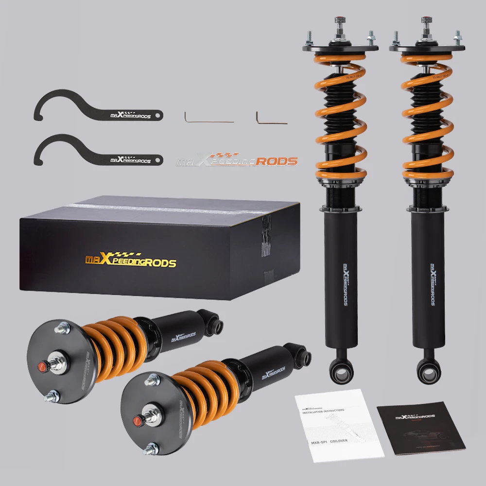 

24 Level Adjustable Damper Height Coilover Kit For Nissan R33 GTS GTST Coilovers Spring Shock Absorbers Shock Struts